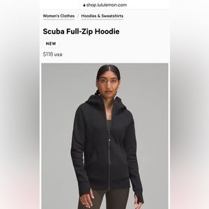 Lululemon Scuba Full Zip Hoodie